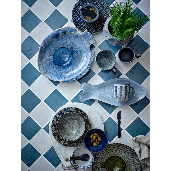 Hallid keraamilised supikausid, 4 tk komplekt, 625 ml Katrina - Bloomingville-image-2