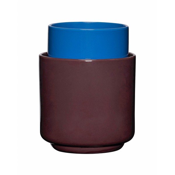 Käsitsi valmistatud kivist lillepoti katted komplektis 2 tk ø 20 cm Deux - Hübsch-image-3