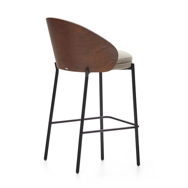 Pruun-beež baaritool (istme kõrgus 65 cm) Eamy - Kave Home-image-4