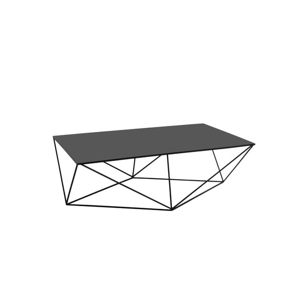 Černý konferenční stolek Custom Form Daryl, 140 x 80 cm
