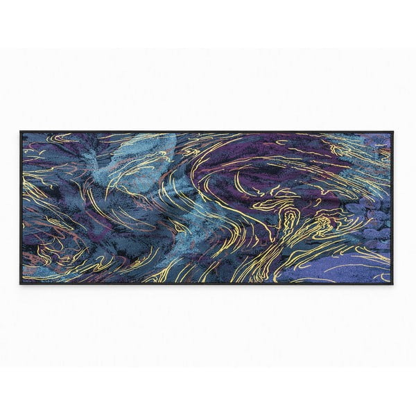 Tumesinine pestav vaip 80x150 cm Swirls - Oyo Concept-image-2
