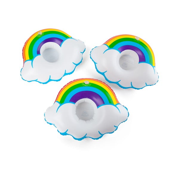 3 vikerkaarekujulise täispuhutava joogirõnga komplekt - Big Mouth Inc.-image-3