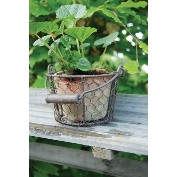 Käsitsi valmistatud terrakotta pott ø 12 cm - Esschert Design-image-1