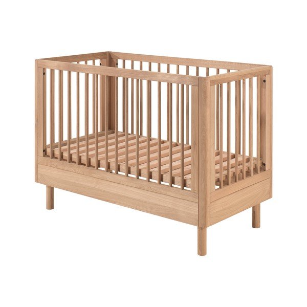 Tammepuidust reguleeritava kõrgusega võrevoodi 60x120 cm Forrest - Vipack-image-4