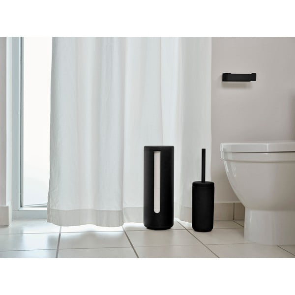 Must seinale kinnitatav metallist WC-paberi hoidja Ume - Zone-image-1