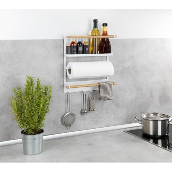 Valge seinale paigaldatav köögi korraldaja Magna - Wenko-image-4