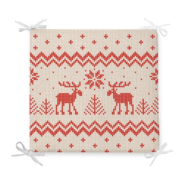 Puuvillane istmepadi "Merry Christmas", 42 x 42 cm. - Minimalist Cushion Covers