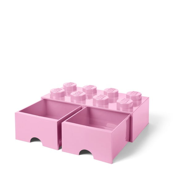 Heleroosa hoiukast kahe sahtliga - LEGO®