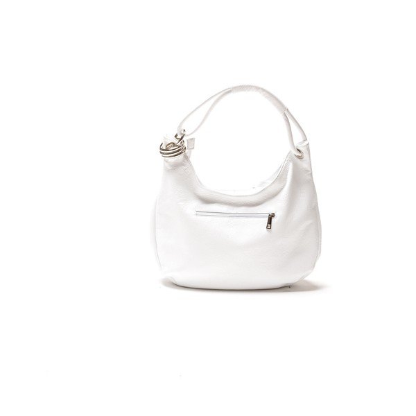 Bílá kožená kabelka Carla Ferreri Isabella Laura-image-3