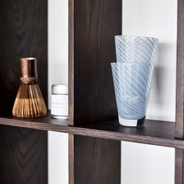 Tumeda naturaalse värvi saarepuust astmeline riiul 58 cm Grid - OYOY Living Design-image-2