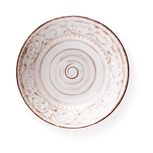 Bílý talíř z kameniny na polévku Brandani Serendipity, ⌀ 20 cm