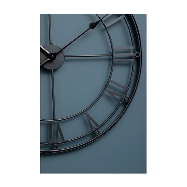 Černé nástěnné hodiny Premier Housewares Matt, ⌀ 59 cm-image-2