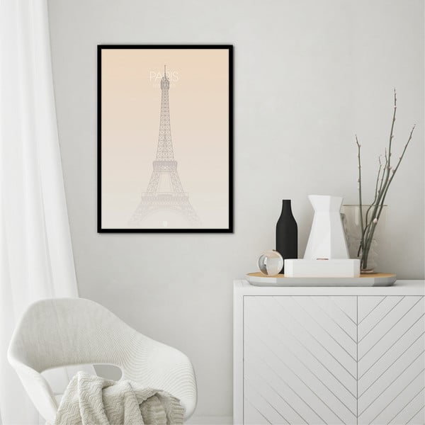 Plakat raamis 50x70 cm Paris Eiffel Tower - Malerifabrikken-image-1