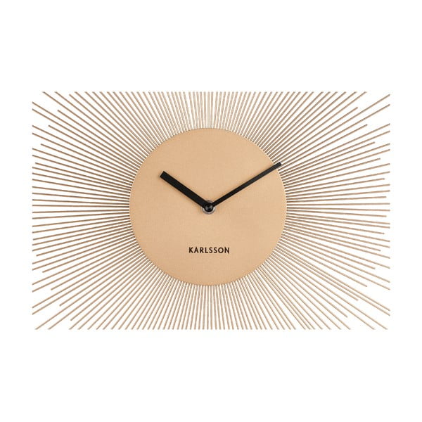 Kuldne seinakell, ø 45 cm Peony - Karlsson-image-1