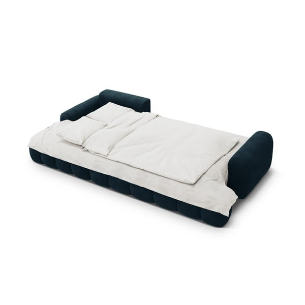 Petroolroheline sametist nurgadiivan (vasak nurk) Linz – Cosmopolitan Design-image-4