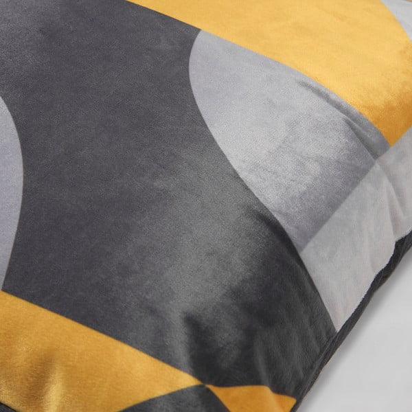 Šedo-žlutý povlak na polštář La Forma Rise, 45 x 45 cm-image-1