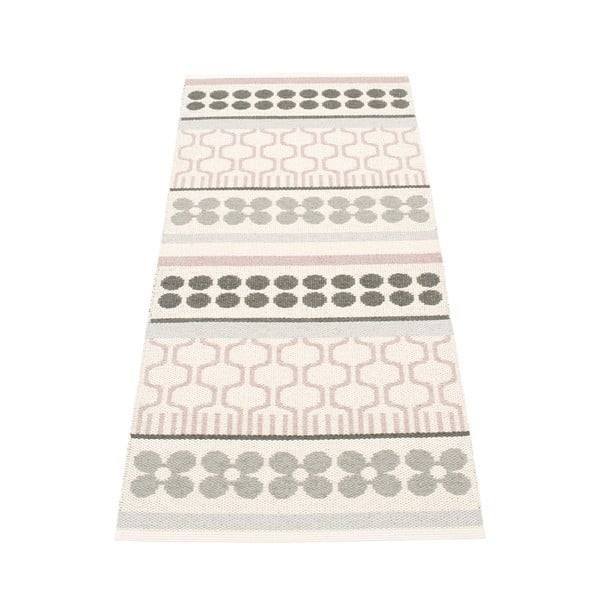 Heleroosa-hall sise/välisvaip 70x180 cm Asta Pale Rose – Pappelina-image-1