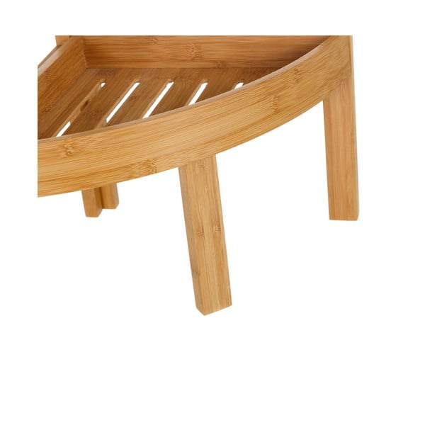 Kolmetasandiline bambusest nurgapealne stend - Casa Selección-image-3