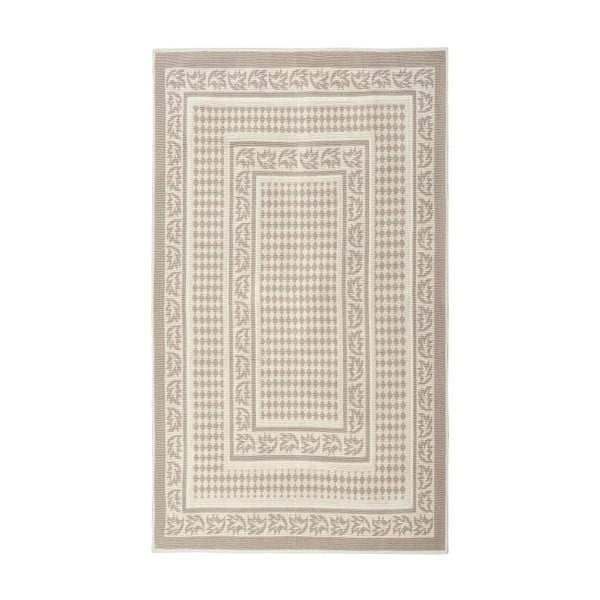 Krémový bavlněný koberec Floorist Regi, 80 x 150 cm