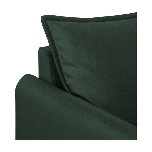 Tumeroheline sametist diivan 138 cm Juli – Ropez-image-4