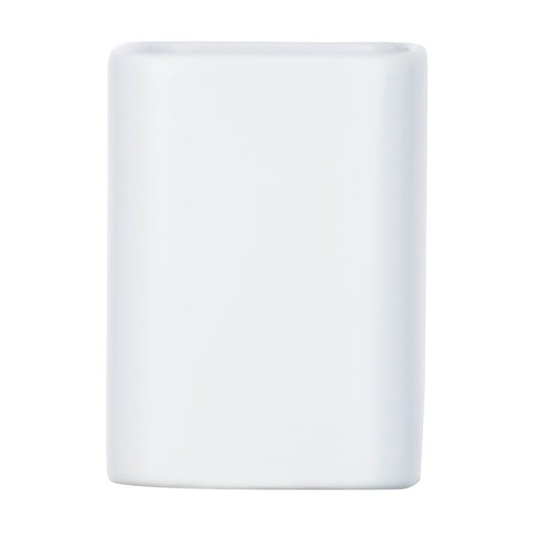 Matt valge keraamiline hambaharja tass Hexa - Wenko-image-2