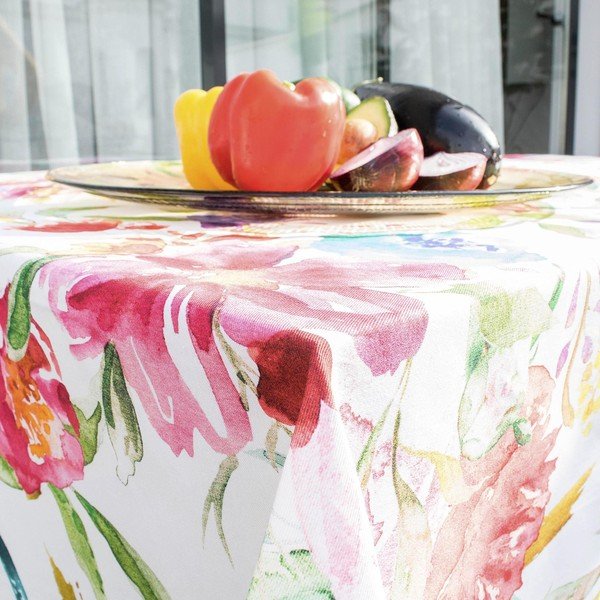 Puuvillane laudlina , 150 x 150 cm Pink Bloom - Happy Friday Basic-image-1