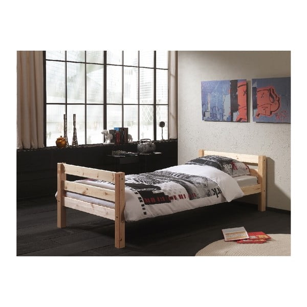 Puiduvärvi lastevoodi - Vipack Pino, 90 x 200 cm-image-1