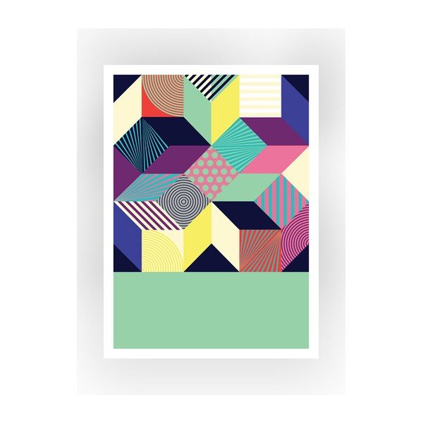 Plakát Geometric Abstract, vel. A3-image-2