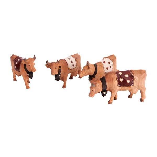 Sada 4 figurek Antic Line Cow