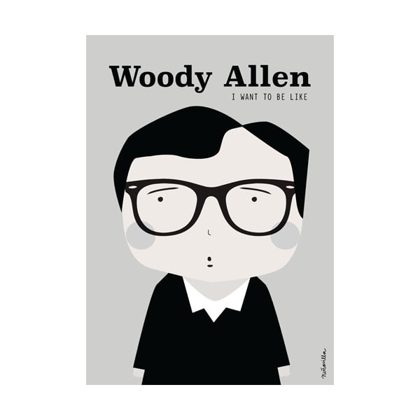 Plakát NiñaSilla Woody Allen, 21 x 42 cm