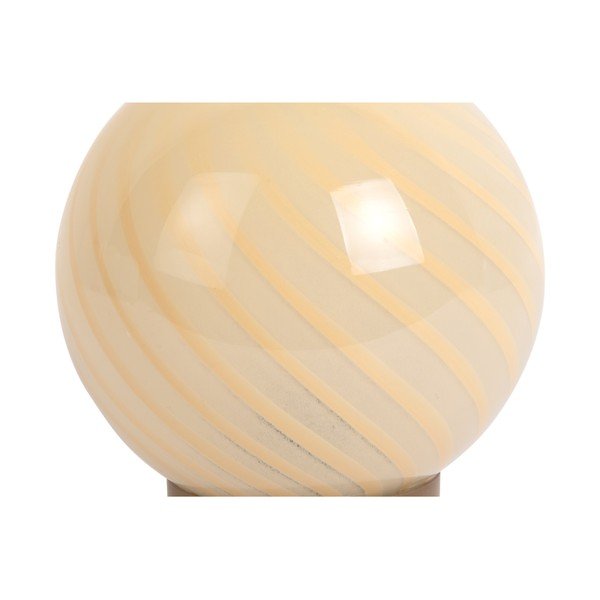 Helekollane lauavalgusti klaasist varjuga (kõrgus 17 cm) Summer Globe - Leitmotiv-image-1