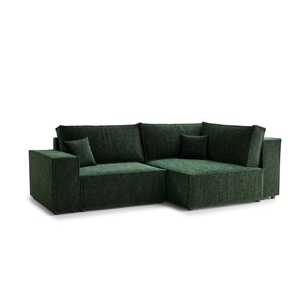 Tumeroheline šenilldiivanvoodi/panipaigaga nurgadiivan (parem nurk/L-kujuline) Tonga - Maison de Rêve