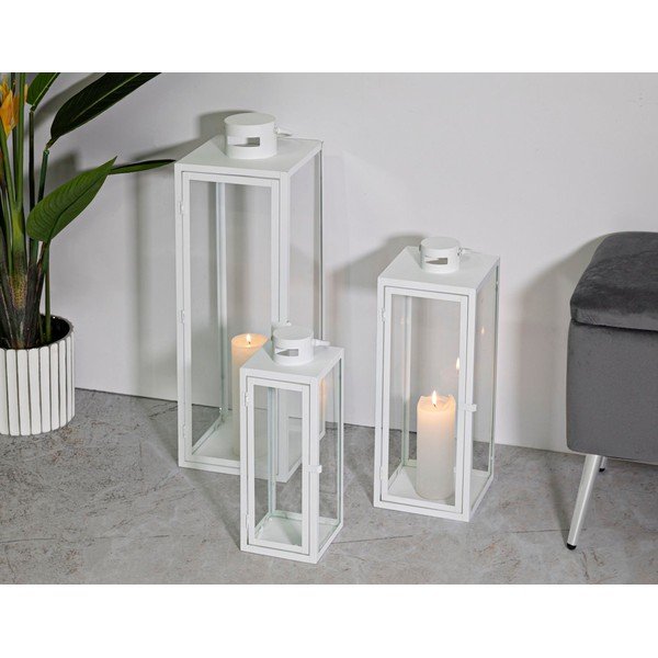 Metallist laternad 3 tk (kõrgus 66 cm) - Mauro Ferretti-image-1