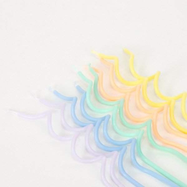 Tordiküünalde komplekt 20 tk Swirly – Meri Meri-image-2