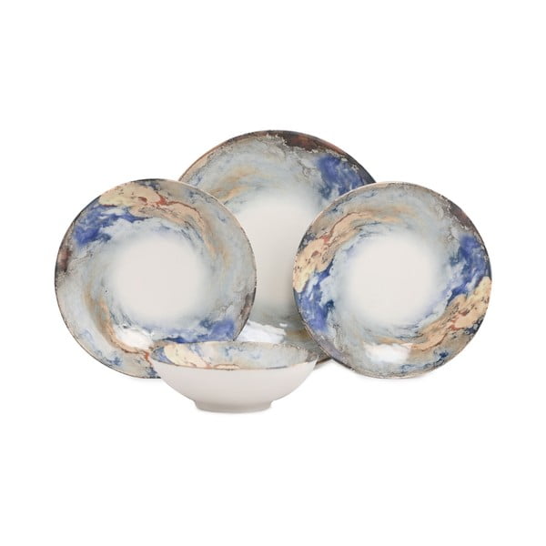 Portselanist söögikomplekt 24 tk Abstract - Güral Porselen-image-2