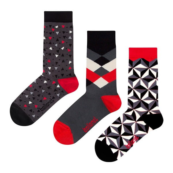 Dárková sada ponožek Ballonet Socks Abstract, velikost 41-46