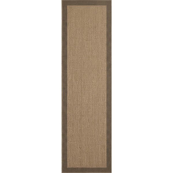 Pruun sise- ja välistingimustes kasutatav jooksja 80x250 cm Timber 1402 - Ayyildiz Carpets