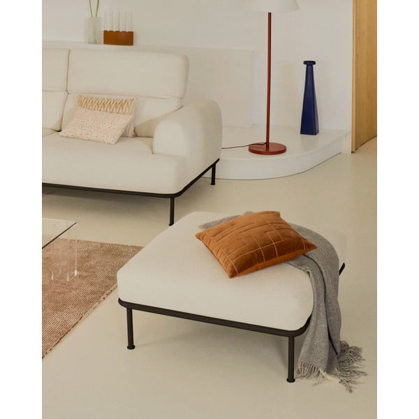 Beež bukleekangast diivan 234 cm Aurum - Kave Home-image-4