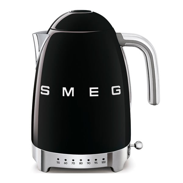 Must roostevabast terasest veekeetja 1,7 l Retro Style - SMEG