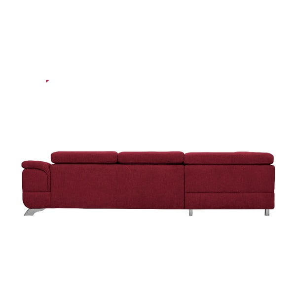 Červená rozkládací rohová pohovka Windsor & Co Sofas Gamma, levý roh-image-4