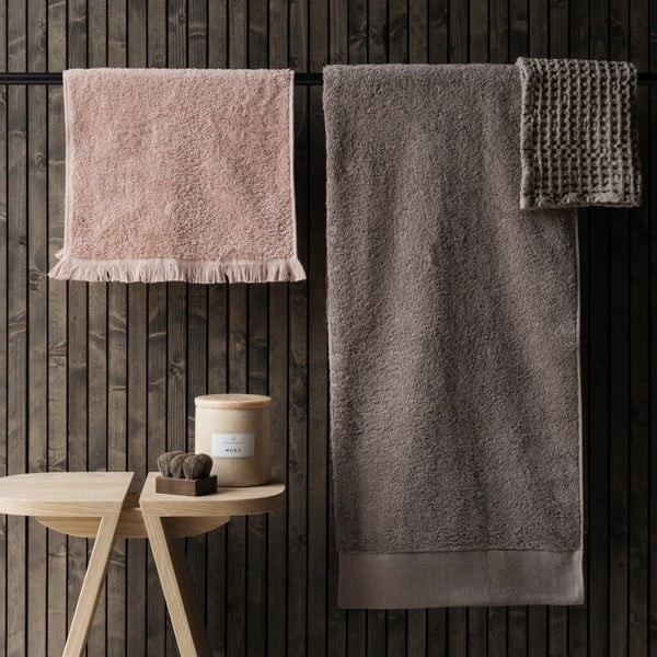 Roosa puuvillased rätikud 2 tk 30x50 cm komplektis FRINO - Blomus-image-2