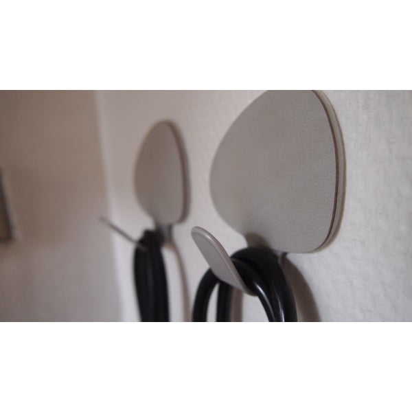 Helehallid terasest konksud 2tk komplektis Curve M Nupo - LIND DNA-image-1