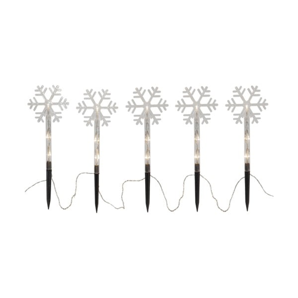 Jõulukaunistus LED lumehelbeke, kõrgus 25 cm Wandy - Star Trading-image-1