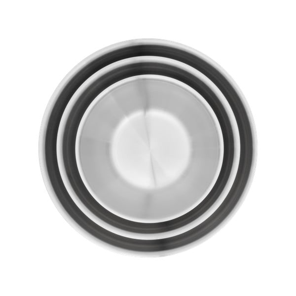 Hõbedased roostevabast terasest kausid 3tk komplektis ø 25,5 cm Lucca 3.0 - FABINI-image-4