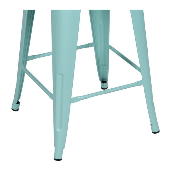 Türkiissinised metallist baaritoolid 2 tk komplektis (istme kõrgus 61 cm) - Ixia-image-2