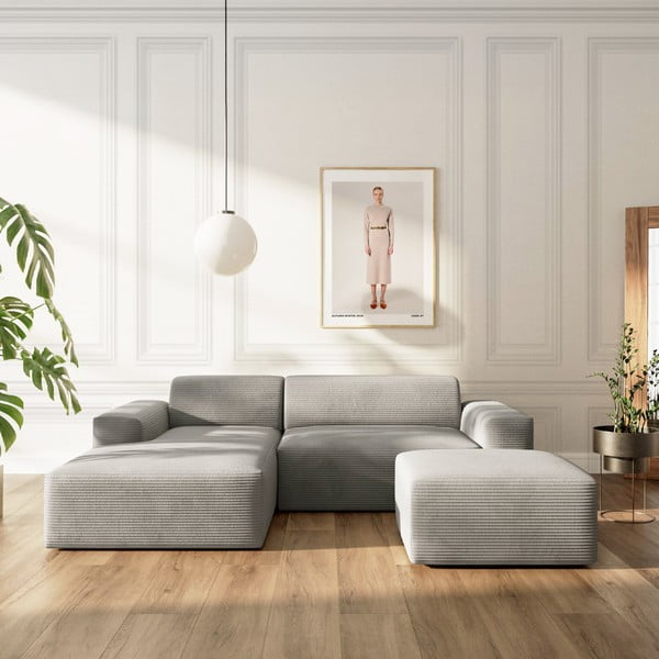 Hall velvetist nurgadiivan (vasak nurk) Villet - Rodier-image-1