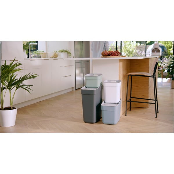 Helesinine taaskasutatud plastikust prügikast sorteeritud jäätmete jaoks, 20 l Ready To Collect - Curver-image-4