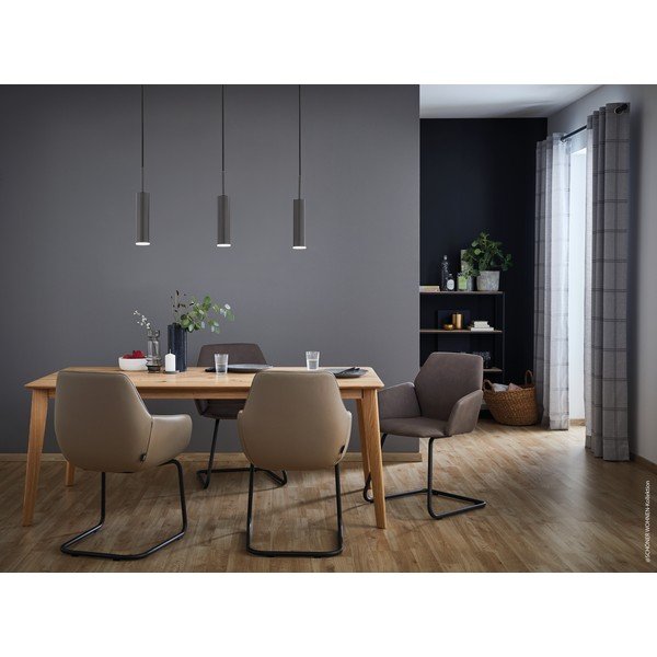 Must dimmerdatav LED rippvalgusti Stina - Fischer & Honsel-image-4