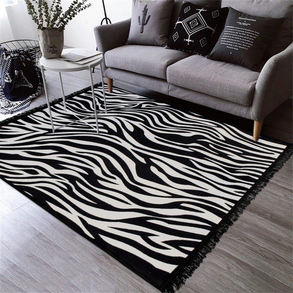 Dube Sided vaip Zebra, 120 x 180 cm - Kate Louise-image-1