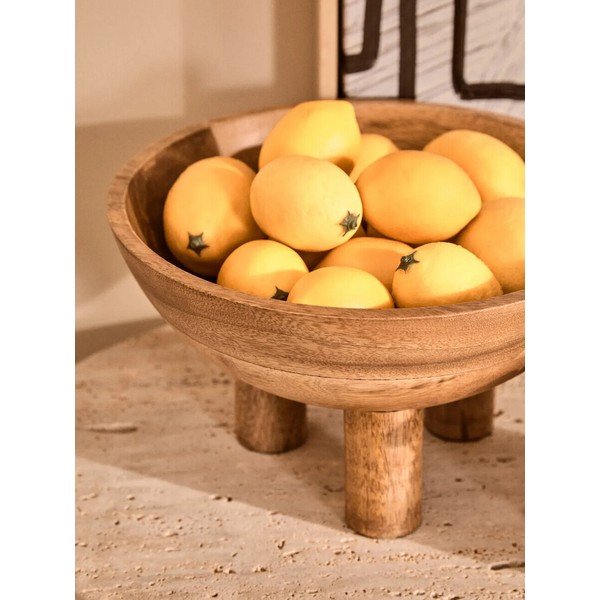 Naturaalset värvi puidust kauss, läbimõõduga 27 cm Kara - Premier Housewares-image-2